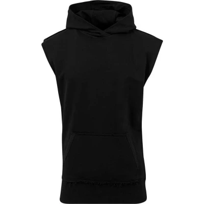 Afbeelding van Urban Classics Open Edge Sleeveless Hoodie/trui XL Zwart