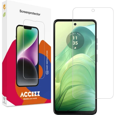 Afbeelding van Accezz Screenprotector Geschikt voor Motorola Moto G24 Power / G04 Gehard Glas