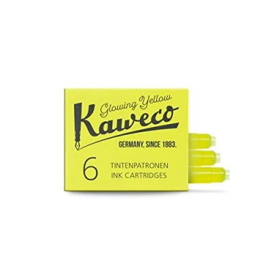 Afbeelding van Kaweco Vulpen Vullingen Glowing Yellow