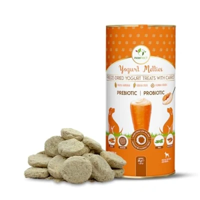 Afbeelding van Pawfect Freeze Dried Yoghurt hondensnack met Wortel 38 gr.