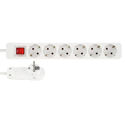 Image de Rev multiprise smart 6 fach 2m blanc