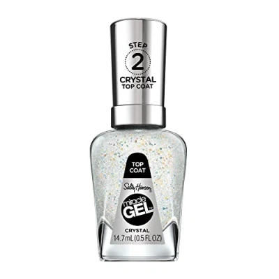 Afbeelding van 1+1 gratis: Sally Hansen Miracle Gel Nagellak 105 Crystal Top Coat 14.7 ml