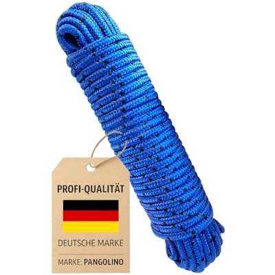 Afbeelding van Green Home touw 8 mm 20 m polypropyleen blauw / zwart breukbelasting: 700kg, x