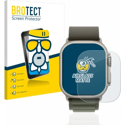 Afbeelding van BROTECT AirGlass Matte kogelwerende glasfolie, Smartwatch beschermfolie, Grijs