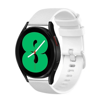 Afbeelding van Garmin Venu 3s / Vivoactive 4s 2s Vivomove Forerunner 255s Sportband met motief Wit