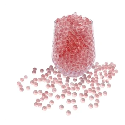 Afbeelding van KONFEN waterparels, ca. 20.000 rood, waterbal, 7 8 mm, decoratie, 100 g, voor decoratieve vaas, hydrogelballen (rood)