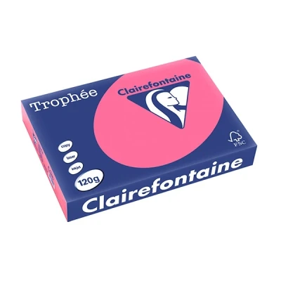 Image de Clairefontaine Ramette Papier A4 120g Fuchsia