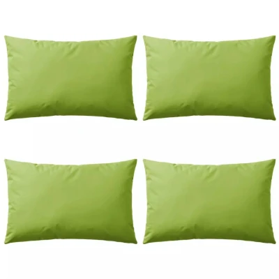 Afbeelding van Buitenkussens 60x40 cm appeltjesgroen 4 st