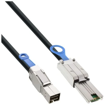 Image de Câble Mini SAS HD externe InLine® SFF 8644 à 8088 6 Gb / s, 0,5 m