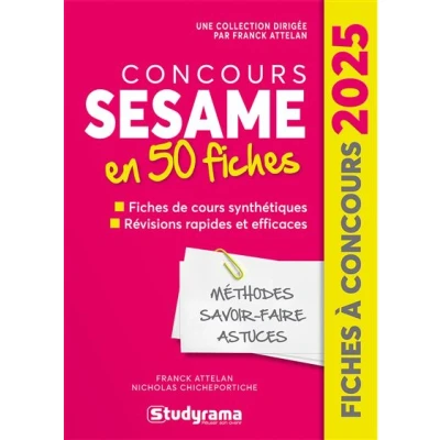 Image de Concours SESAME en 50 fiches