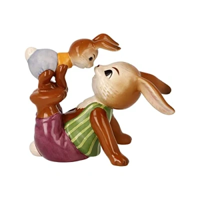 Afbeelding van Goebel Pasen Decoratief beeld / figuur Haas Brutaal Aardewerk 10cm paashaas