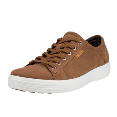 Afbeelding van ECCO SOFT 7 Sneakers laag, Heren, Maat: 40, Camel/lion Leer