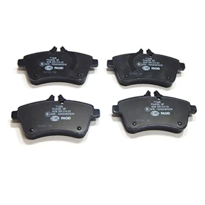 Afbeelding van HELLA 8DB 355 010 331 Remblokkenset Geschikt voor slijtage waarschuwingscontact Met remzadelschroef toebehoren MERCEDES BENZ: B Class, A Class