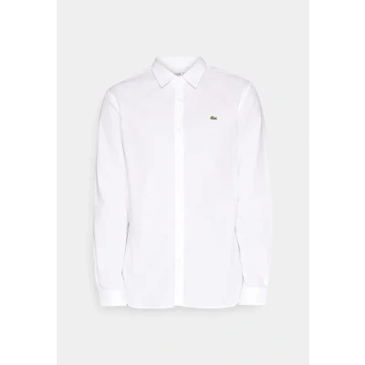Afbeelding van Lacoste SLIM FIT Stretch Poplin Shirt Overhemd, Heren, Maat: 42, White