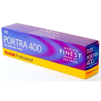 Afbeelding van Kodak Portra 400 iso met 36 opnames 5 pak Professionele kleuren fotorolletjes voor analoge fotografie