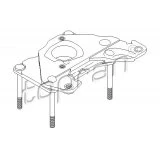 Afbeelding van TOPRAN 100 582 Flens, carburateur Met tapeind VOLKSWAGEN: GOLF 2