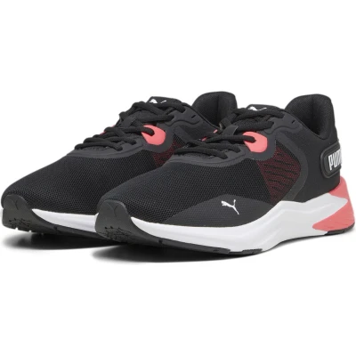 Afbeelding van Puma Disperse XT 3 Trainingsschoen, Dames, Maat: 37, Black/fire orchid/white Textiel/ synthetisch