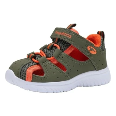 Afbeelding van Kangaroos KI ROCK LITE Unisex Sandalen voor kinderen, Maat: 23, Olive/flame Kunststof/ textiel