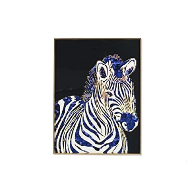Afbeelding van Schilderij DKD Home Decor Zebra Modern (60 x 3 80 cm)