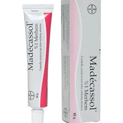 Afbeelding van Madecassol 40gr (Centella 1%) Litteken Letsel Brandwonden Acne Rimpel Crème Betere vernieuwde versie van Madeleb Krem Exfoliating skin cream Dagcreme 1 Tube