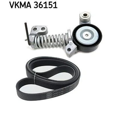 Afbeelding van Poly V riem set SKF VKMA 36151, voor o.a. VOLVO, FORD, MAZDA