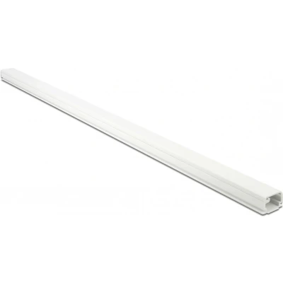 Afbeelding van Kunststof kabelgoot met cover en zelfklevende plakstrip 100 x 2,2 cm / wit