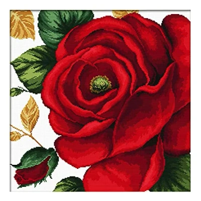 Afbeelding van Needleart voorbedrukt borduurpakket Rose 640.084