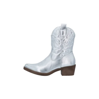Afbeelding van Elara Chunkyrayan Cowboylaarzen voor dames, Marseille zilver, 37 EU