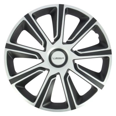Afbeelding van Michelin 009114 Wieldoppen 15 zwart/zilver