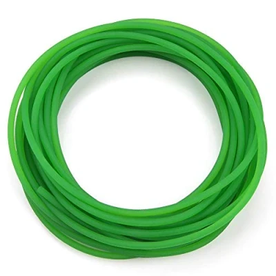 Afbeelding van Hoge prestaties Urethan Rundrimen, PU transmissiestriemen van polyurethaan voor aandrijvingen Gr¨n¹n (4 mm x 10 m)