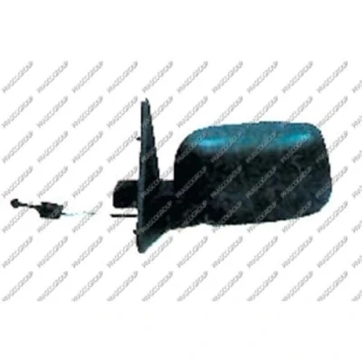 Afbeelding van Buitenspiegel Prasco RN9157004 Links Zwart Manueel Verstelbaar Bol vormig