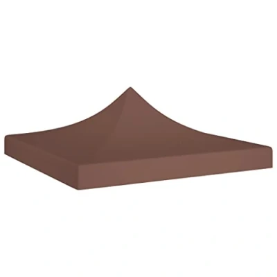 Afbeelding van Partytentdak 270 g/m² 3x3 m bruin