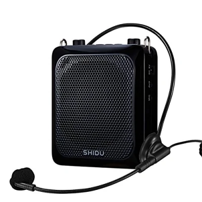 Afbeelding van Bluetooth spraakversterker, spraakversterker persoonlijke luidspreker 25 W SHIDU met oplaadbaar geluidssysteem, voor leraren, gidsen, trainers, yoga
