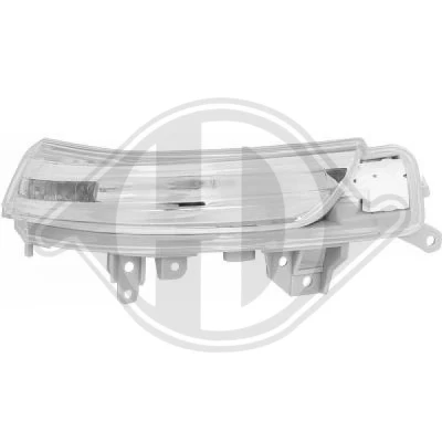 Afbeelding van DIEDERICHS 6645027 Knipperlichten Wit Links, Buitenspiegel TOYOTA: iQ, Prius III Hatchback, Verso S