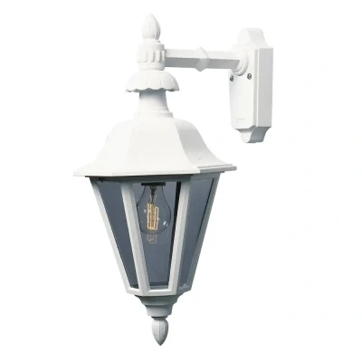 Afbeelding van Konstsmide Pallas Down 483 250 Buitenlamp (wand) Spaarlamp, LED E27 60 W Wit