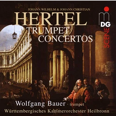 Afbeelding van Wolfgang Bauer,Württembergisches Kammerorchester Heilbronn Hertel: Trumpet Concertos (Super Audio CD)