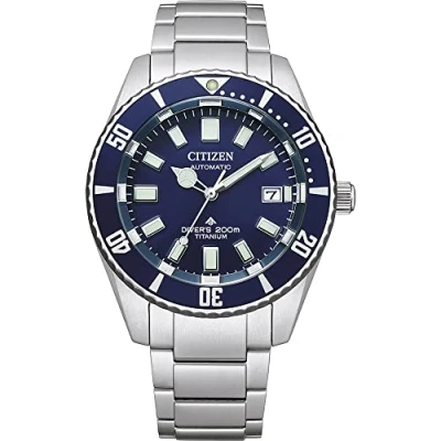 Afbeelding van Citizen Promaster Diver NB6021 68L Horloge Titanium Zilverkleurig Ø 41 mm