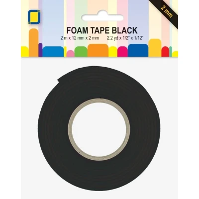 Afbeelding van 3D Foam Tape rolls Black 2mm