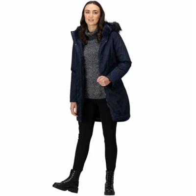 Afbeelding van Regatta Lyanna Parka, Dames, Maat: 36, Navy