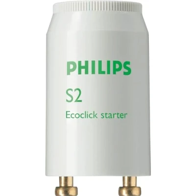Afbeelding van Philips, Philips S2 Starter voor TL buizen 4 22 W SER, 220 240 V, 2 stuks