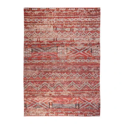 Afbeelding van 9115 Antiquarian Kelim Fez Red Vloerkleed 170x240 Rechthoek Laagpolig,Vintage Tapijt Modern Meerkleurig