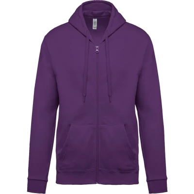 Afbeelding van Kariban Sweater met rits en capuchon K479 purple