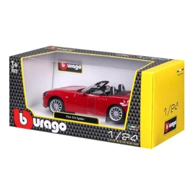 Afbeelding van Bburago Maisto France 21083 Fiat 124 Spider schaal 1:24 willekeurige kleurkeuze