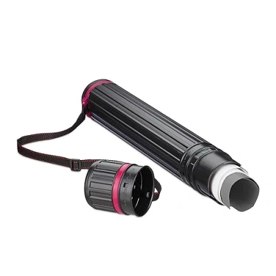 Afbeelding van Relaxdays tekenkoker telescopisch 64107 cm uitschuifbaar posterkoker a0 rond