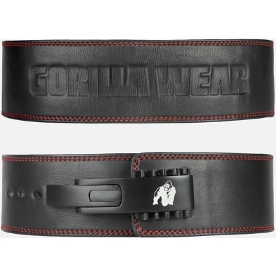 Afbeelding van Gorilla Wear Halterriem 4 Inch Premium Leather Lever Belt Zwart L/XL