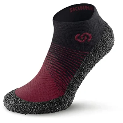 Afbeelding van Skinners 2.0 Carmine Unisex minimalistische blote voetschoenen voor dames en heren barefoot sokken/hoes mannen vrouwe