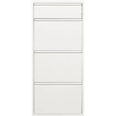 Afbeelding van Schoenenkast Caruso wit 3+1 laden Kare Design