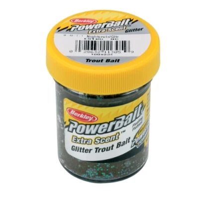 Afbeelding van Powerbait Trout Bait Natural Scent (50 g) Kleur : Nightcrawler Glitter