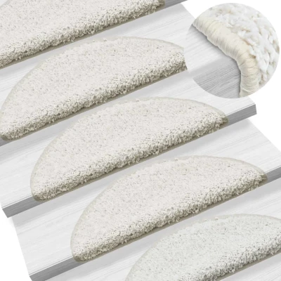 Afbeelding van Trapmatten 15 st 65x21x4 cm wit