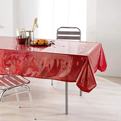 Image de Decorline 1710281 nappe cristal uni transparent 140 x 240 cm